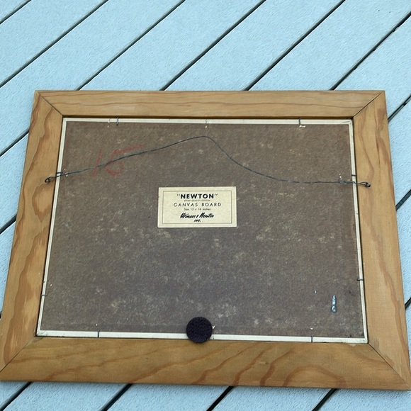 Water Mill Painting, Framed 16x20 - Picture 2 of 8